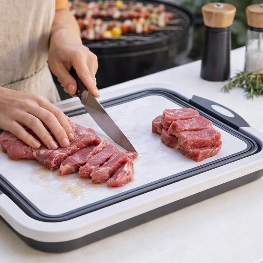 Planche à Découper 4 en 1 -L'Indispensable de Votre Cuisine