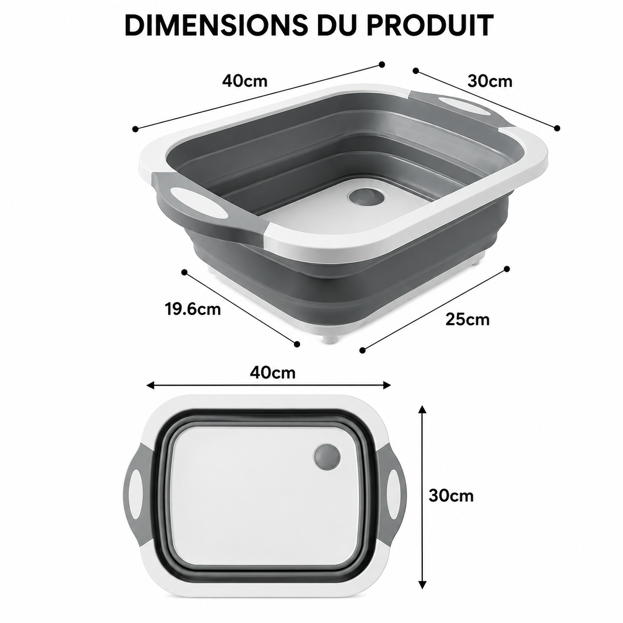 Planche à Découper 4 en 1 -L'Indispensable de Votre Cuisine