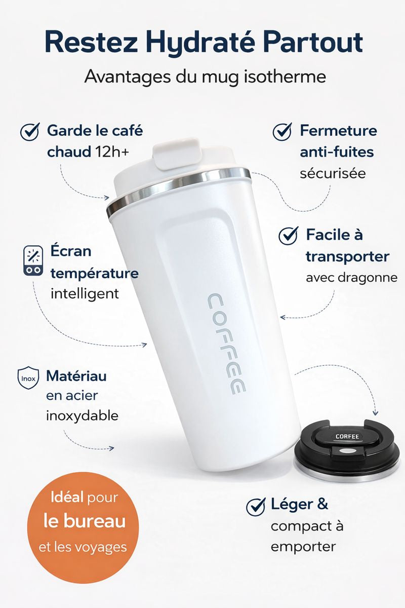 Garde vos Boissons Chaudes & Froides Plus Longtemps