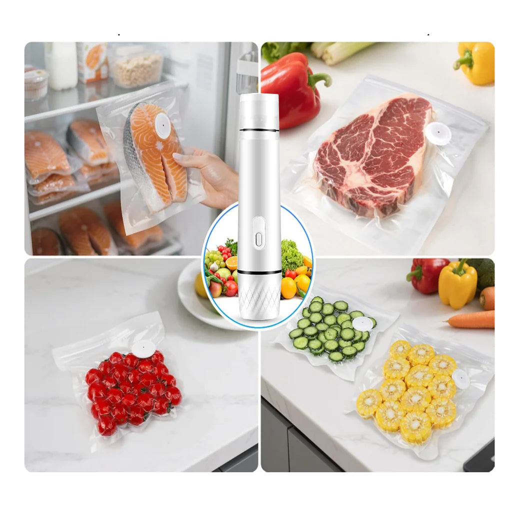 Pompe sous vide : Gardez vos aliments frais 5x plus longtemps