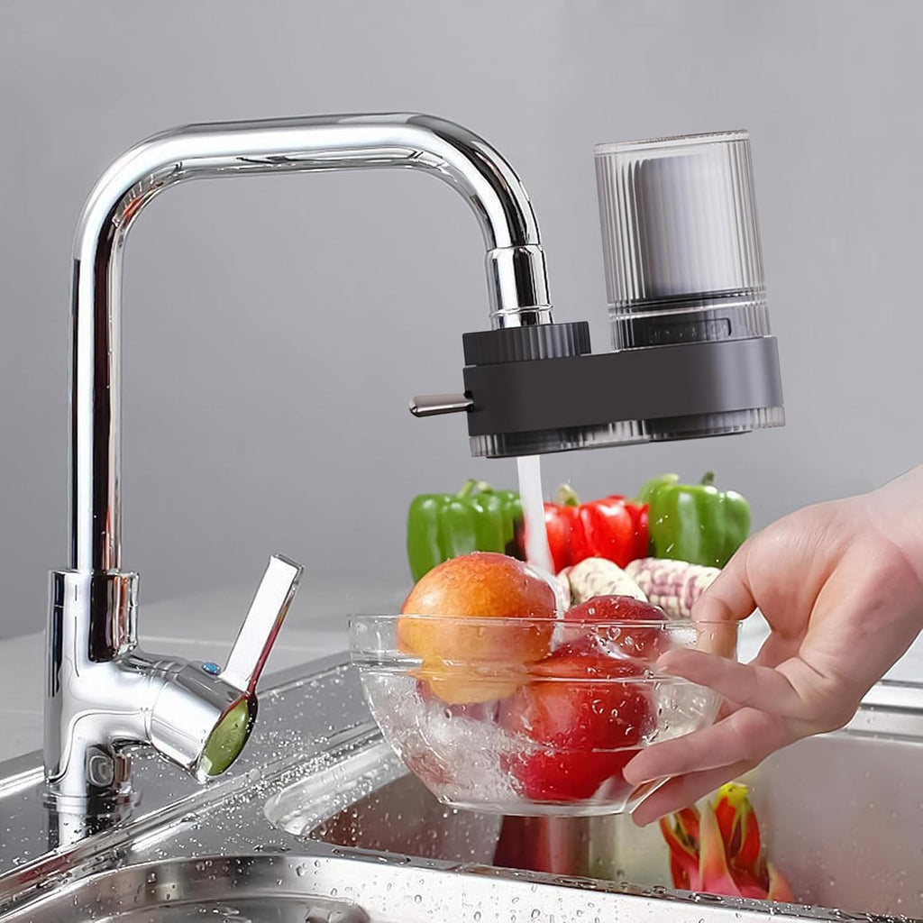 Filtrez l’eau de votre robinet en un seul geste