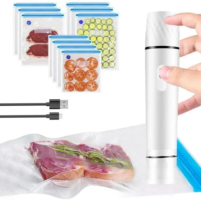 Pompe sous vide : Gardez vos aliments frais 5x plus longtemps