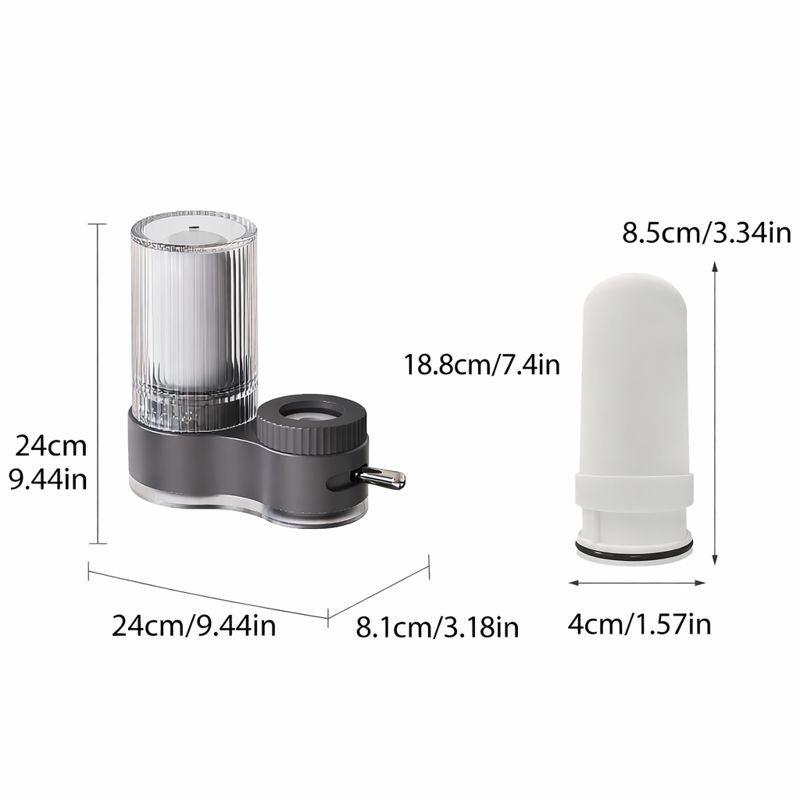 Filtrez l’eau de votre robinet en un seul geste