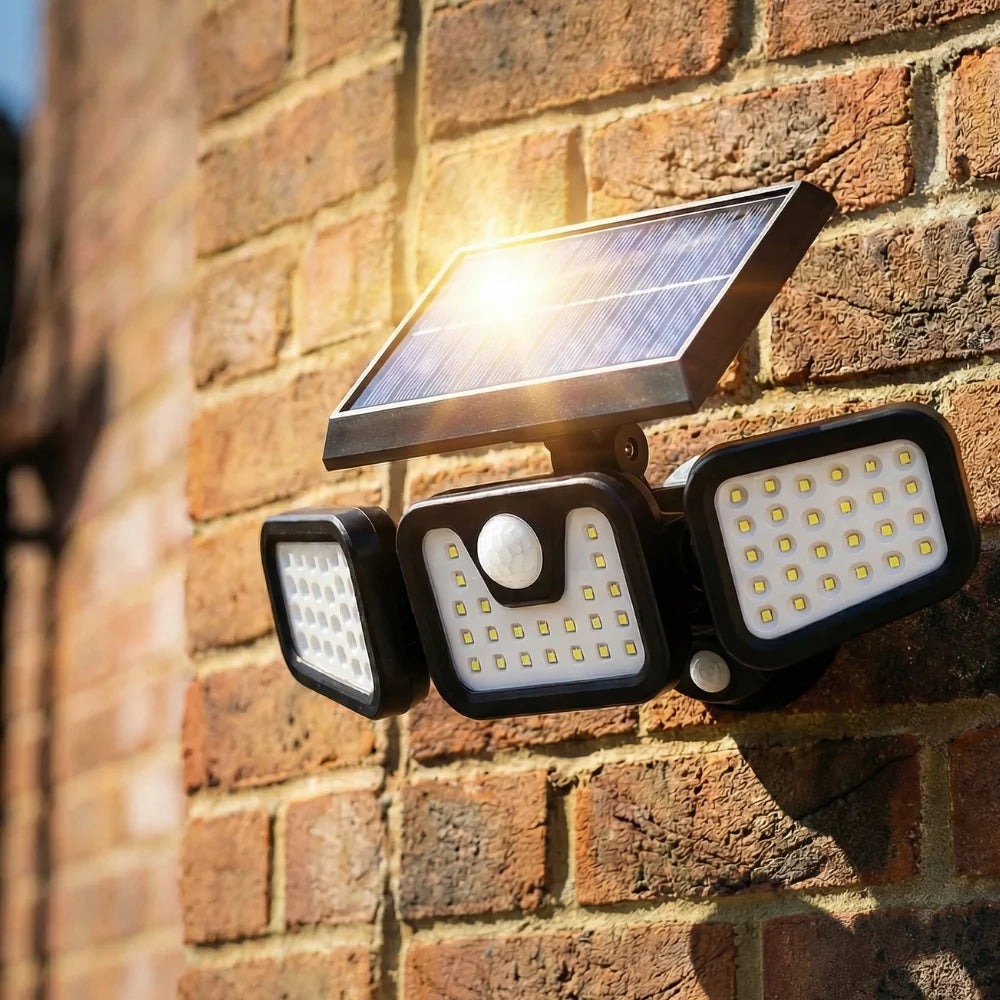 La sécurité de votre maison commence ici : Lampe Solaire Intelligente 74 LED